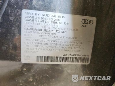 Zdjęcie 13 z 13 samochodu: 2015 AUDI Q5 TDI PREMIUM PLUS VIN:WA1CMAFP3FA095548 - miniatura
