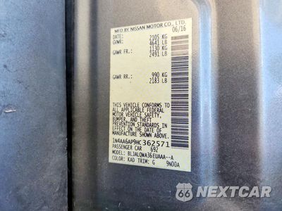Zdjęcie 12 z 12 samochodu: 2017 NISSAN MAXIMA 3.5 S VIN:1N4AA6AP9HC362571 - miniatura