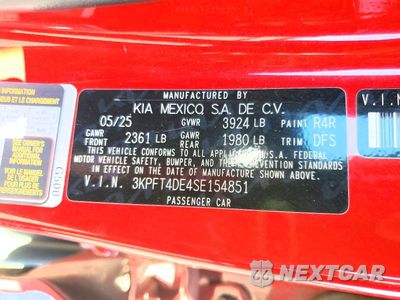 Zdjęcie 13 z 13 samochodu: 2025 KIA K4 LXS VIN:3KPFT4DE4SE154851 - miniatura