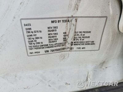 Zdjęcie 12 z 12 samochodu: 2023 TESLA MODEL Y VIN:7SAYGDEE1PA111761 - miniatura