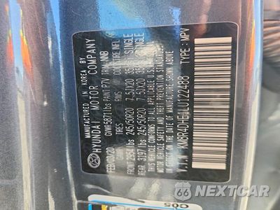 Zdjęcie 12 z 12 samochodu: 2020 HYUNDAI PALISADE SEL VIN:KM8R4DHE1LU122488 - miniatura