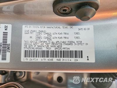 Zdjęcie 13 z 13 samochodu: 2020 TOYOTA TACOMA SR5 V6 VIN:5TFAZ5CN8LX092601 - miniatura