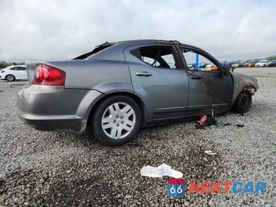 Trzecie zdjęcie samochodu z tyłu: 2012 DODGE AVENGER SE VIN:1C3CDZAB2CN194273 - miniatura