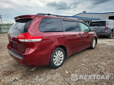 Trzecie zdjęcie samochodu z tyłu: 2011 TOYOTA SIENNA XLE 7-PASSENGER VIN:5TDDK3DCXBS007782 - miniatura