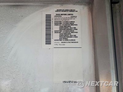 Zdjęcie 12 z 12 samochodu: 2012 ISUZU NPR DELIVERY TRUCK VIN:JALB4T170C7W00649 - miniatura