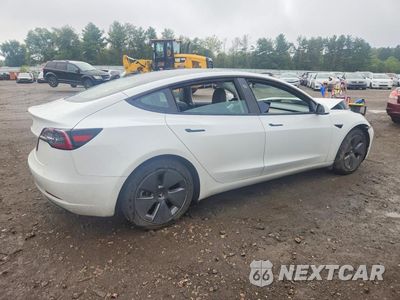 Trzecie zdjęcie samochodu z tyłu: 2021 TESLA MODEL 3 VIN:5YJ3E1EA1MF097626 - miniatura