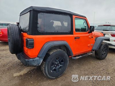 Trzecie zdjęcie samochodu z tyłu: 2018 JEEP WRANGLER SPORT VIN:1C4GJXAN8JW223951 - miniatura