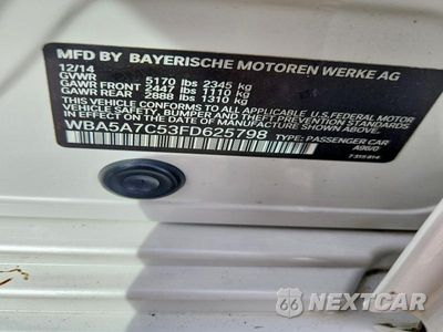 Zdjęcie 12 z 12 samochodu: 2015 BMW 528 XI VIN:WBA5A7C53FD625798 - miniatura