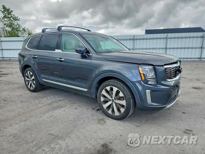Czwarte zdjęcie samochodu z boku: 2021 KIA TELLURIDE S VIN:5XYP6DHCXMG115420 - miniatura