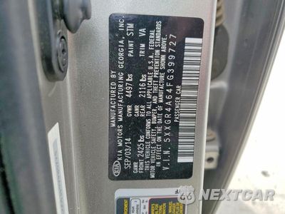 Zdjęcie 13 z 13 samochodu: 2015 KIA OPTIMA SX VIN:5XXGR4A64FG399727 - miniatura