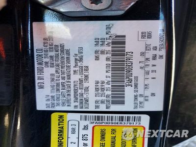 Zdjęcie 12 z 12 samochodu: 2014 FORD FUSION TITANIUM VIN:3FA6P0D90ER379173 - miniatura