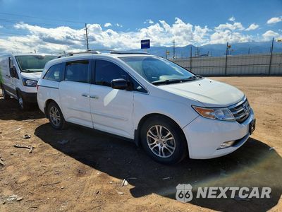 Czwarte zdjęcie samochodu z boku: 2013 HONDA ODYSSEY EXL VIN:5FNRL5H63DB020562 - miniatura
