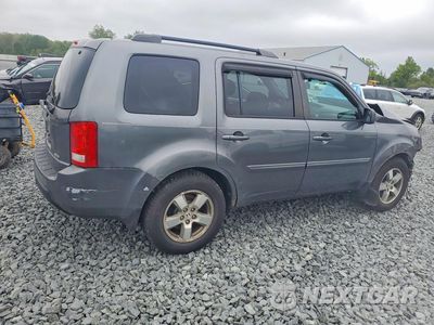 Trzecie zdjęcie samochodu z tyłu: 2011 HONDA PILOT EXL VIN:5FNYF4H50BB095656 - miniatura