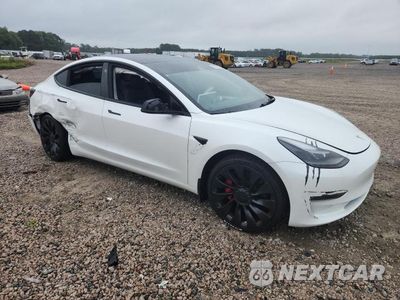 Czwarte zdjęcie samochodu z boku: 2023 TESLA MODEL 3 VIN:5YJ3E1EC4PF461852 - miniatura