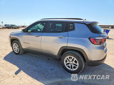 Drugie zdjęcie samochodu z przodu: 2018 JEEP COMPASS SPORT VIN:3C4NJCAB2JT368902 - miniatura