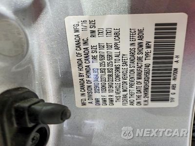 Zdjęcie 13 z 13 samochodu: 2016 HONDA CR-V EX VIN:2HKRM3H5XGH565740 - miniatura
