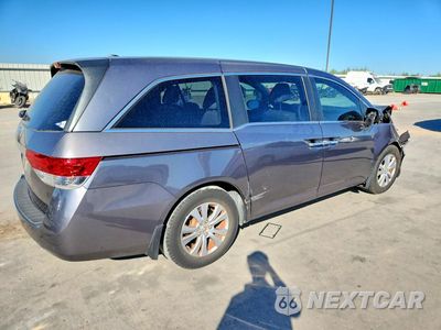 Trzecie zdjęcie samochodu z tyłu: 2014 HONDA ODYSSEY EXL VIN:5FNRL5H61EB112271 - miniatura