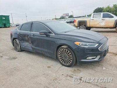 Czwarte zdjęcie samochodu z boku: 2017 FORD FUSION TITANIUM VIN:3FA6P0K90HR181667 - miniatura