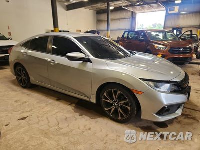 Czwarte zdjęcie samochodu z boku: 2019 HONDA CIVIC SPORT VIN:2HGFC2F83KH602479 - miniatura