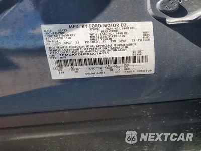 Zdjęcie 14 z 14 samochodu: 2025 FORD EXPLORER VIN:1FMUK8DH3SGC70131 - miniatura