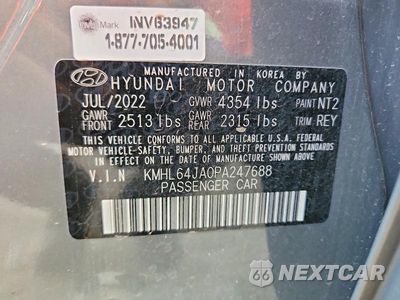 Zdjęcie 12 z 12 samochodu: 2023 HYUNDAI SONATA SEL VIN:KMHL64JA0PA247688 - miniatura