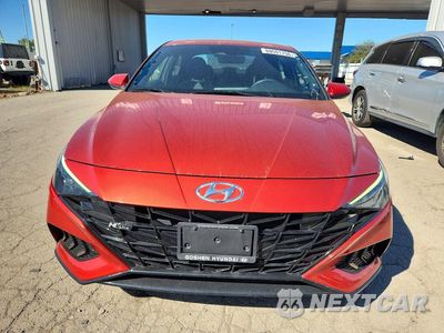 Piąte zdjęcie samochodu w środku: 2022 HYUNDAI ELANTRA N LINE VIN:KMHLR4AF1NU277572 - miniatura
