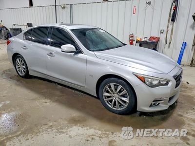 Czwarte zdjęcie samochodu z boku: 2016 INFINITI Q50 2.0T PREMIUM VIN:JN1CV7AR0GM252941 - miniatura
