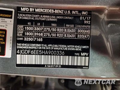 Zdjęcie 13 z 13 samochodu: 2017 MERCEDES-BENZ GLS 450 4MATIC VIN:4JGDF6EE5HA900336 - miniatura