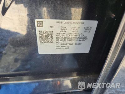 Zdjęcie 12 z 12 samochodu: 2022 CHEVROLET MALIBU LS VIN:1G1ZB5ST8NF170903 - miniatura