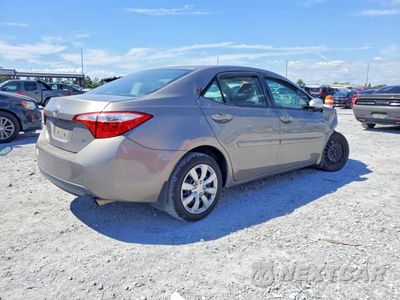 Trzecie zdjęcie samochodu z tyłu: 2016 TOYOTA COROLLA L MANUAL LE VIN:2T1BURHE9GC661916 - miniatura