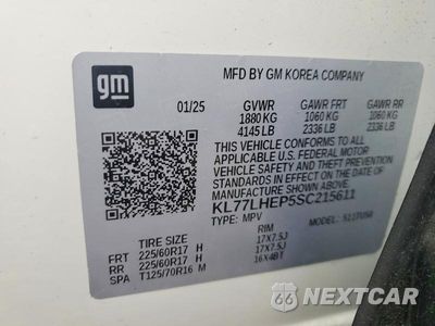 Zdjęcie 13 z 13 samochodu: 2025 CHEVROLET TRAX 1LT VIN:KL77LHEP5SC215611 - miniatura