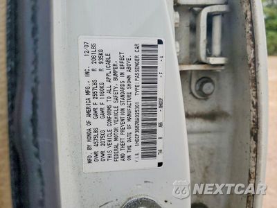 Zdjęcie 12 z 12 samochodu: 2008 HONDA ACCORD EXL VIN:1HGCP36878A025301 - miniatura