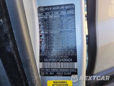 Zdjęcie 13 z 13 samochodu: 2016 LAND ROVER RANGE ROVER EVOQUE SE VIN:SALVP2BG1GH099424 - miniatura