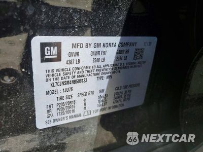 Zdjęcie 12 z 12 samochodu: 2022 CHEVROLET TRAX LS VIN:KL7CJNSM4NB508133 - miniatura