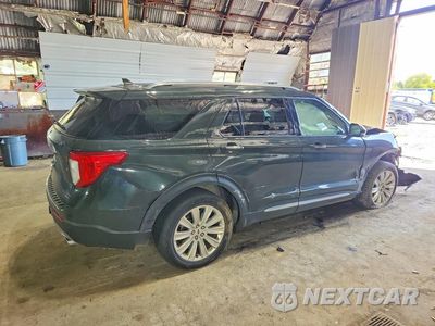 Trzecie zdjęcie samochodu z tyłu: 2021 FORD EXPLORER LIMITED VIN:1FM5K8FW3MNA21732 - miniatura