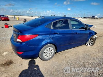 Trzecie zdjęcie samochodu z tyłu: 2016 HYUNDAI ACCENT STANDARD VIN:KMHCT4AE0GU052183 - miniatura