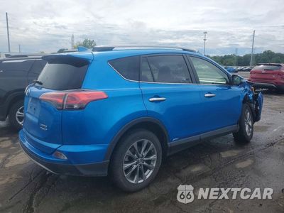 Trzecie zdjęcie samochodu z tyłu: 2017 TOYOTA RAV4 HV LIMITED VIN:JTMDJREV5HD084022 - miniatura
