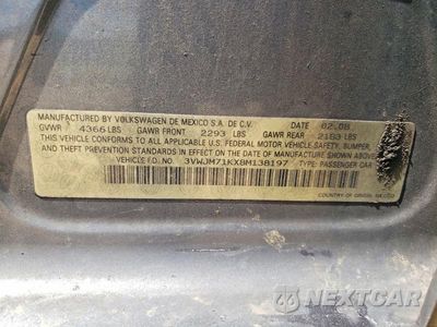 Zdjęcie 12 z 12 samochodu: 2008 VOLKSWAGEN JETTA S VIN:3VWJM71KX8M138197 - miniatura