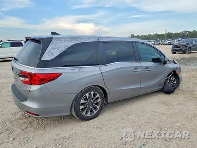 Trzecie zdjęcie samochodu z tyłu: 2023 HONDA ODYSSEY EXL VIN:5FNRL6H60PB033019 - miniatura