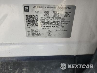 Zdjęcie 13 z 13 samochodu: 2019 CHEVROLET EQUINOX LT VIN:2GNAXUEV4K6223784 - miniatura