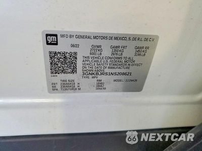 Zdjęcie 13 z 13 samochodu: 2022 CHEVROLET BLAZER 3LT VIN:3GNKBJRS1NS208621 - miniatura