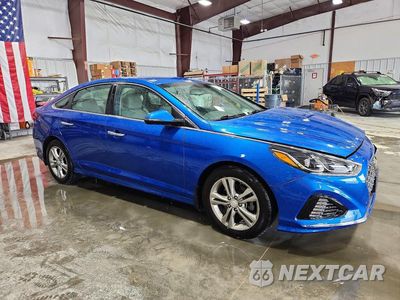 Czwarte zdjęcie samochodu z boku: 2019 HYUNDAI SONATA SEL VIN:5NPE34AF6KH773049 - miniatura
