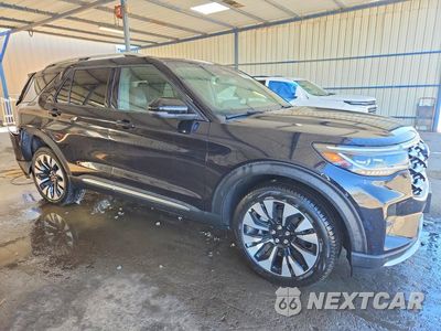 Czwarte zdjęcie samochodu z boku: 2025 FORD EXPLORER PLATINUM VIN:1FMUK8HH6SGB62743 - miniatura