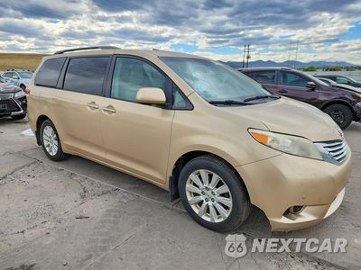 Czwarte zdjęcie samochodu z boku: 2011 TOYOTA SIENNA LIMITED 7-PASSENGER VIN:5TDYK3DC3BS059739 - miniatura