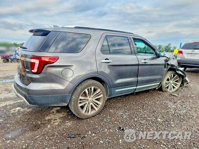 Trzecie zdjęcie samochodu z tyłu: 2017 FORD EXPLORER PLATINUM VIN:1FM5K8HT1HGB44099 - miniatura