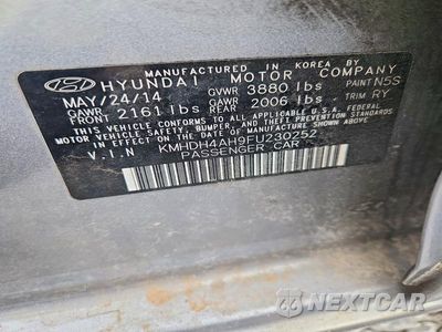 Zdjęcie 12 z 12 samochodu: 2015 HYUNDAI ELANTRA SPORT VIN:KMHDH4AH9FU230252 - miniatura