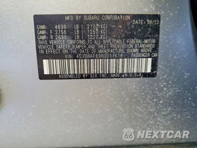 Zdjęcie 12 z 12 samochodu: 2024 SUBARU LEGACY PREMIUM VIN:4S3BWAF69R3011616 - miniatura