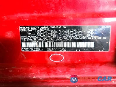 Zdjęcie 12 z 12 samochodu: 2007 TOYOTA RAV4 SPORT VIN:JTMBK32V876016547 - miniatura
