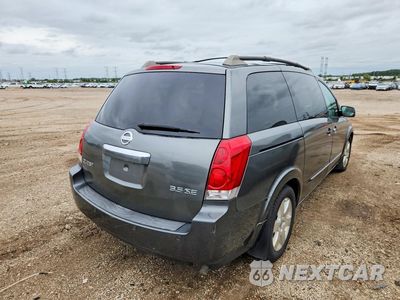 Trzecie zdjęcie samochodu z tyłu: 2004 NISSAN QUEST 3.5 S VIN:5N1BV28U84N368072 - miniatura