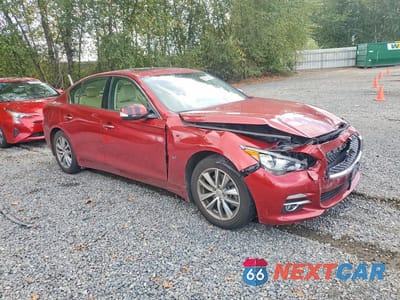 Czwarte zdjęcie samochodu z boku: 2015 INFINITI Q50 PREMIUM VIN:JN1BV7AR6FM402268 - miniatura